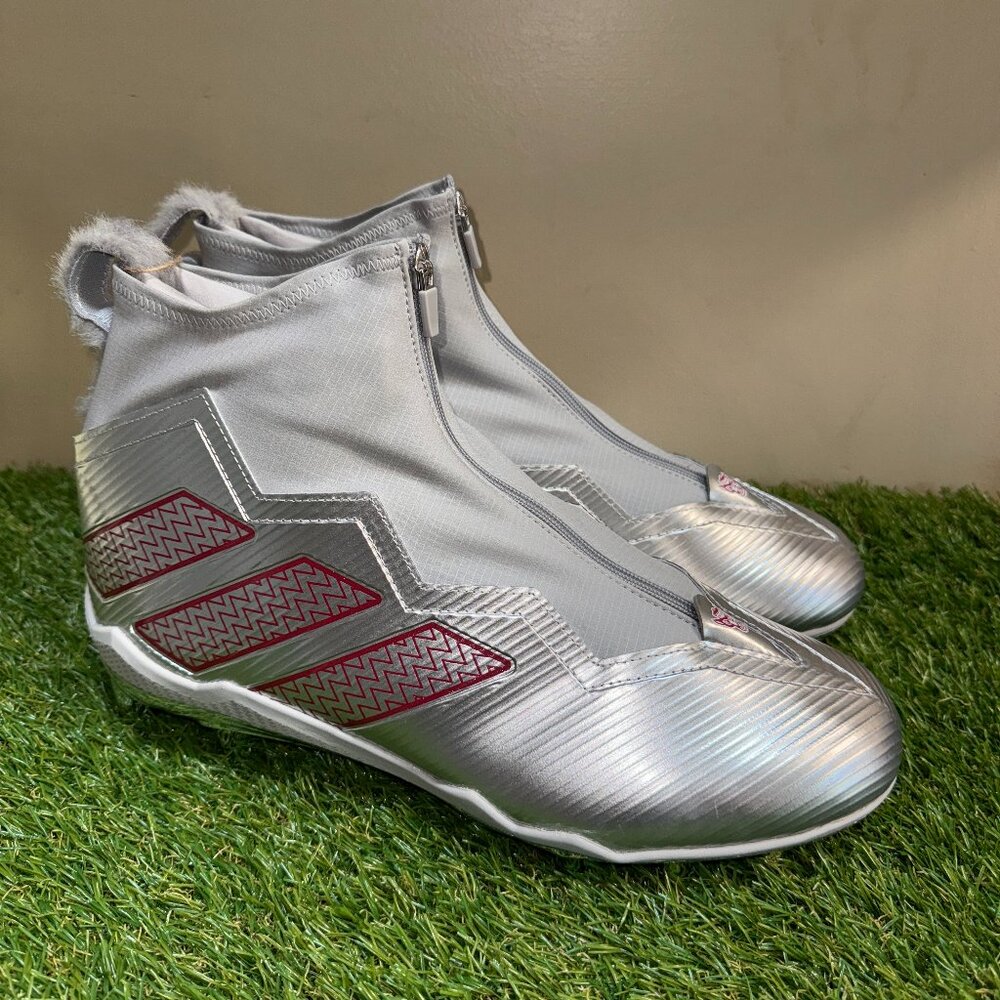 Adidas Nasty Fly NC State Wolfpack Team Issue PE Football Cleats Men Size 14 NEW